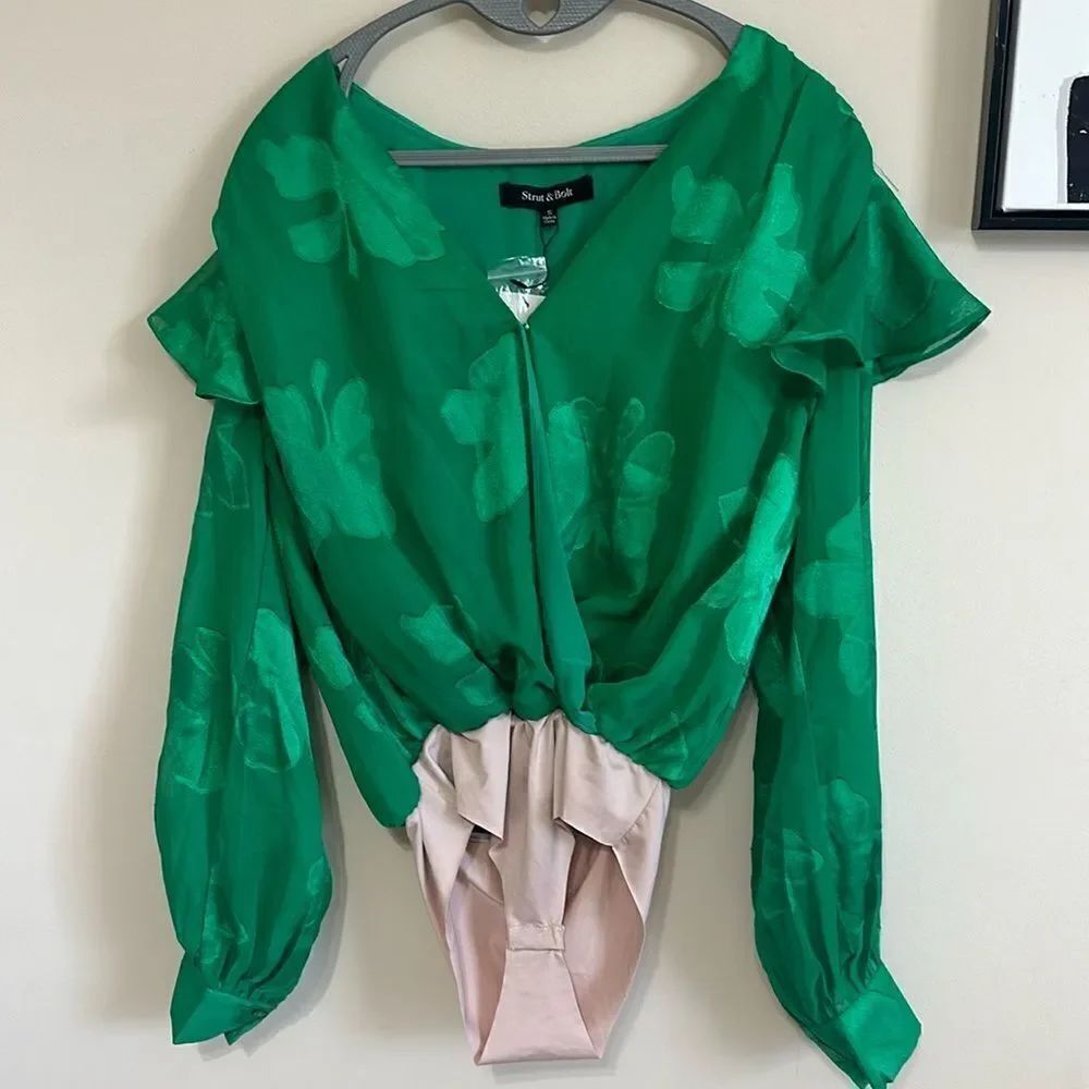 NWT Strut & Bolt DRAPE BODYSUIT